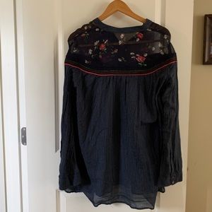 Free People Mixed media tunic